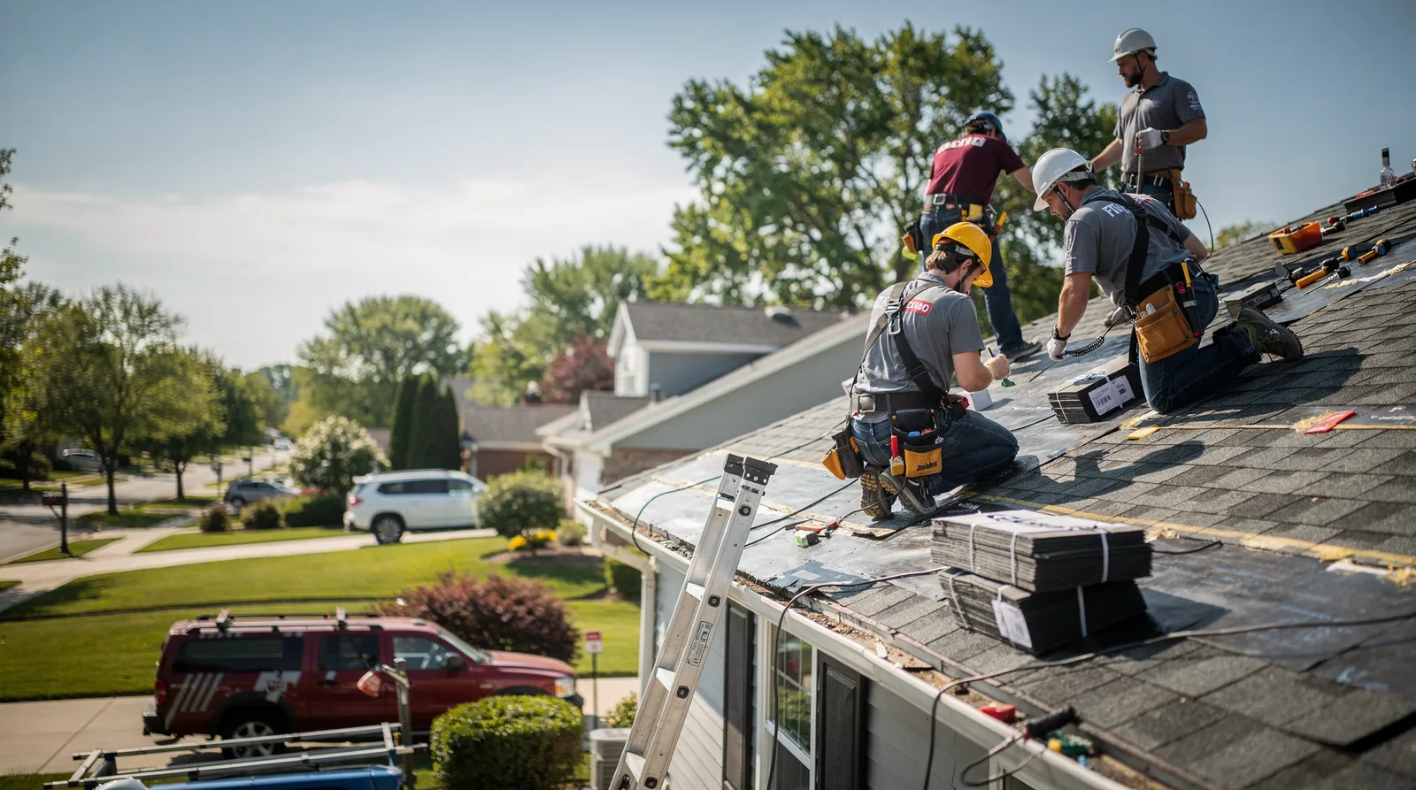 Roof Repair in Bardolph, IL around you